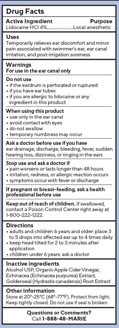 Back (Ear Pain Drops Box Back)